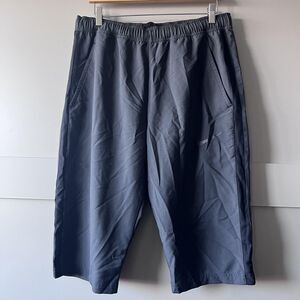 Nike Dri-FIT Shorts/Pants Mens 2XL Gray Cropped 3/4 Athletic Training CJ7673-060